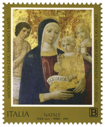 Religious Italian Christmas Stamp 2018